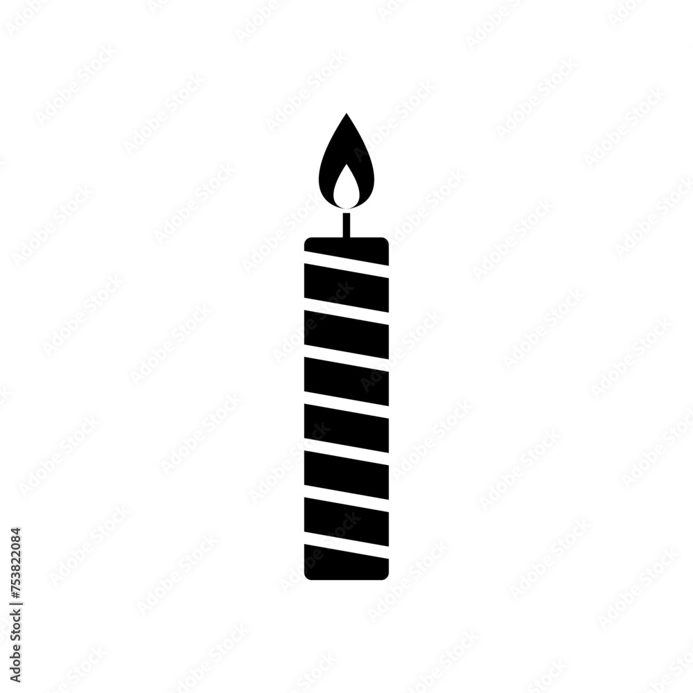 Fototapeta premium Birthday candle