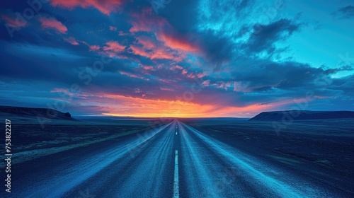 Road Through Volcanic Fields