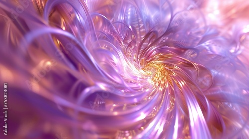 Whispering Whirl: Macro capture of dandelion's rhythmic charm in fluid, wavy motion.