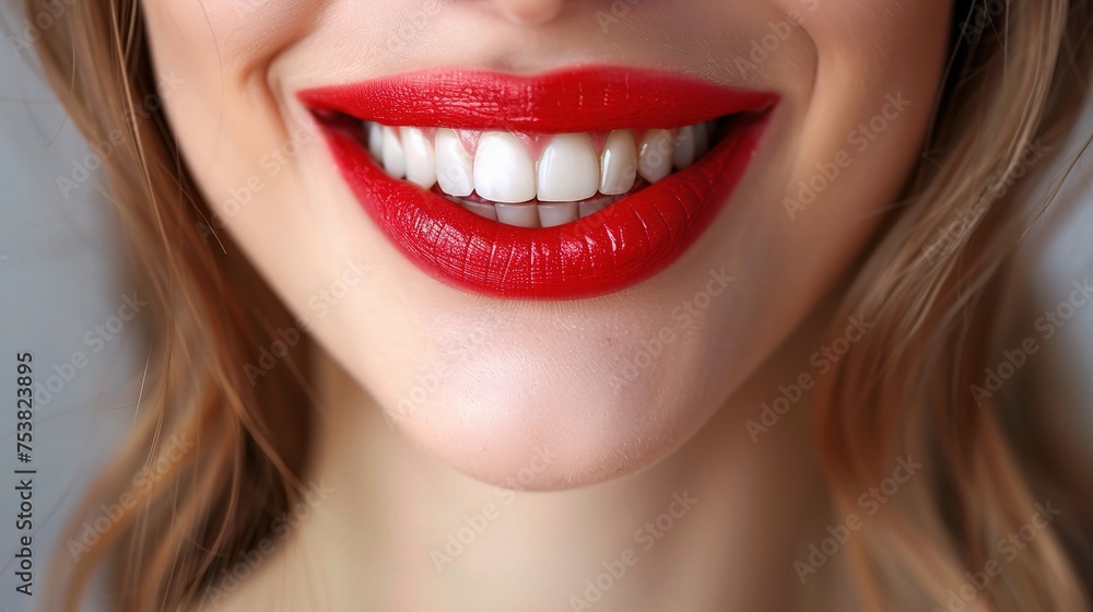 Teeth, dental, and oral hygiene with a model woman in studio on a gray background for teeth whitening. Teeth, dental, and oral hygiene with a model woman in studio on a gray background for teeth whitening.