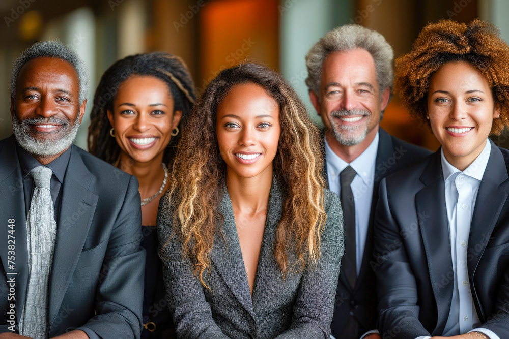 culturally and generationally diverse group of business people posing for professional picture culturally and generationally diverse group of business people posing for professional picture
