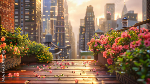 Twilight Over Manhattan, Cityscape Silhouetted Against Sunset, Urban Majesty Unveiled