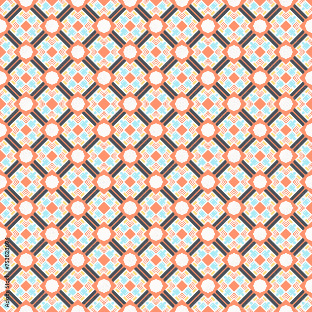 Multi color seamless abstract pattern. Background and backdrop. Multi Colored. Colorful ornamental design. Colored mosaic ornaments. Vector graphic illustration. Multi color seamless abstract pattern. Background and backdrop. Multi Colored. Colorful ornamental design. Colored mosaic ornaments. Vector graphic illustration.