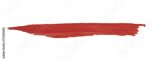Pinselstrich Rot