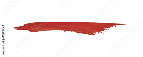 Pinselstrich Rot