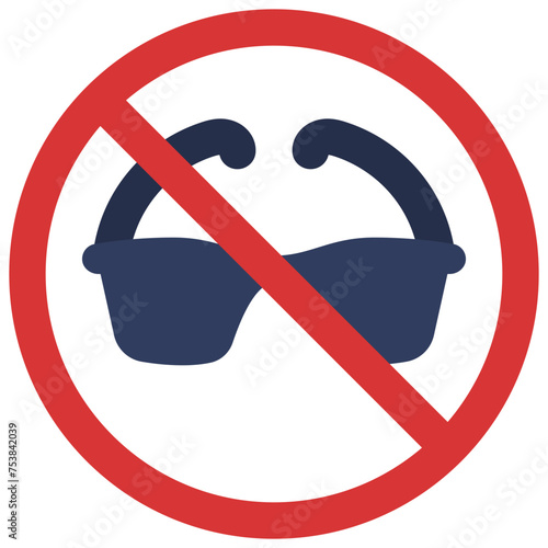 No Sunglasses Icon