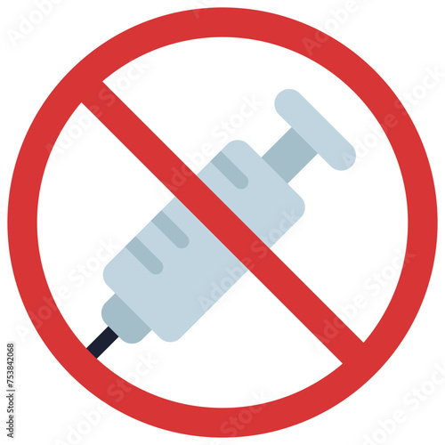 No Injections Icon