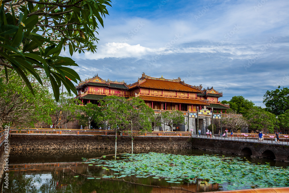 Naklejka premium Dai Noi Hue imperial city 