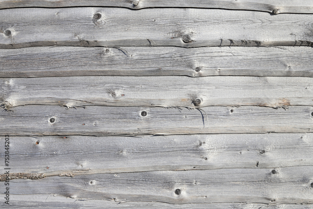 Fototapeta premium Rustic wooden brown background, copy space.