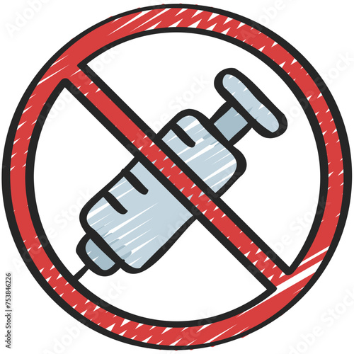 No Injections Icon