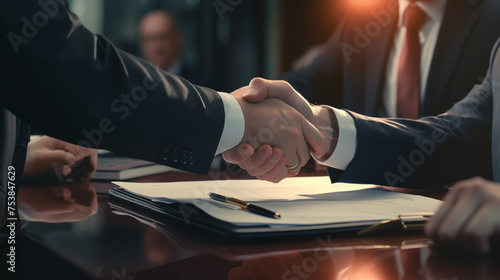 Close-up of Business Handshake