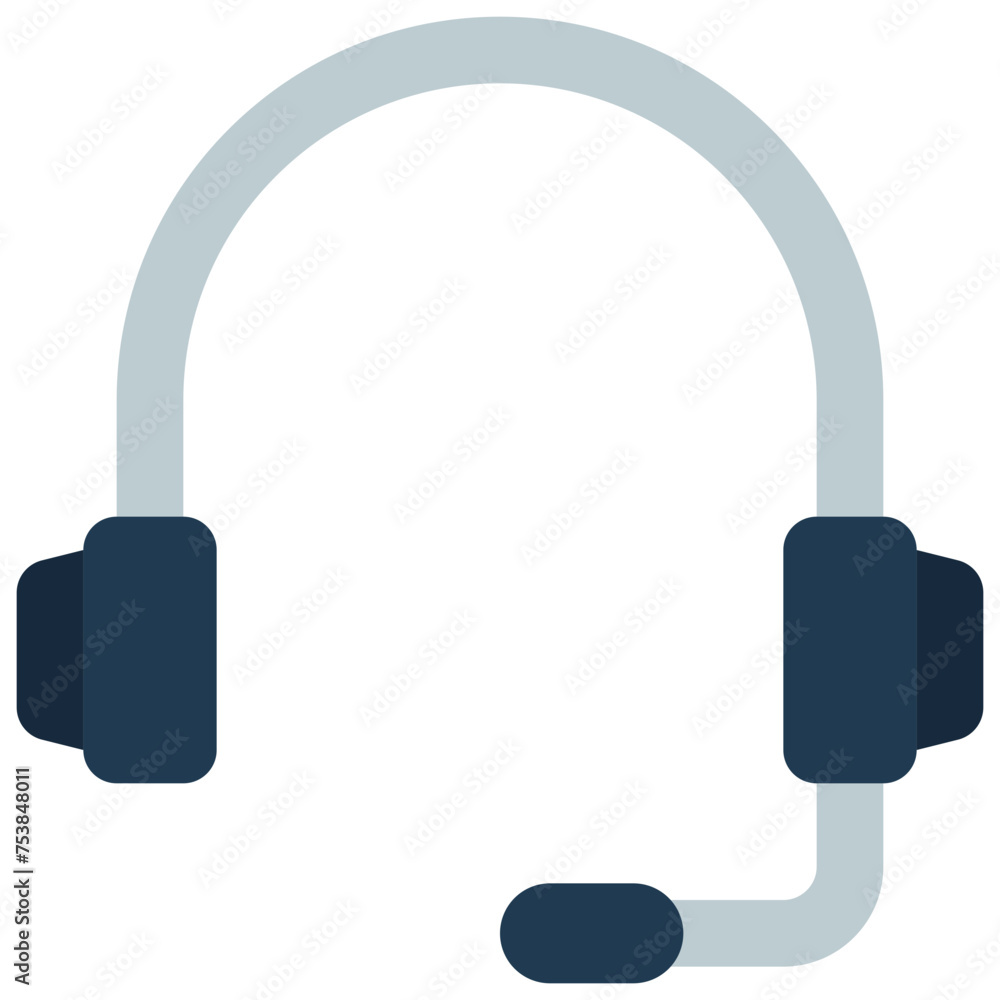 Customer Support Headset Icon Customer Support Headset Icon