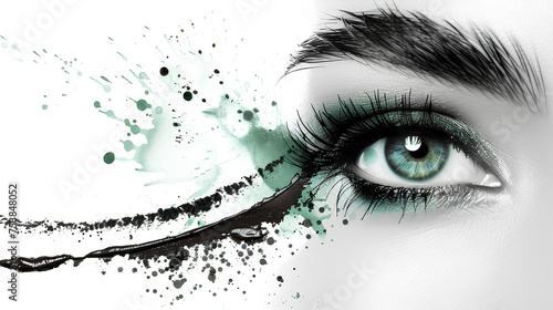 Mascara isolated on a transparent background 
