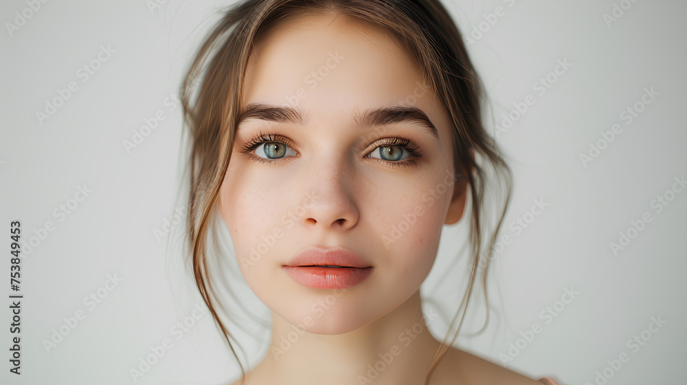 Portrait of a young beautiful woman Portrait of a young beautiful woman