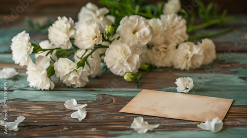 Mothers day with bouquet ar...