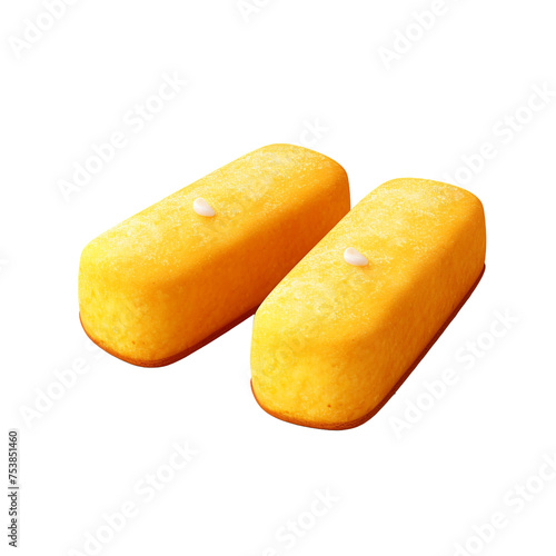 Twinkie isolated on transparent background photo