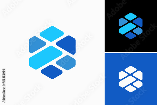 Brick or Florring Vector Logo Premium 