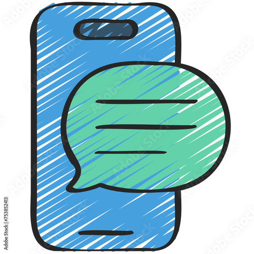 Mobile Phone Message Icon