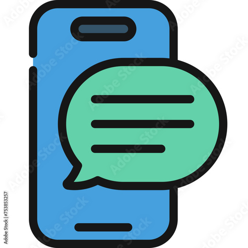 Mobile Phone Message Icon