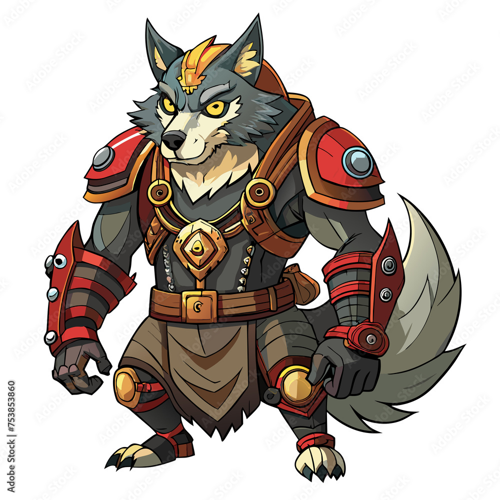 Steampunk Warrior Wolf Steampunk Warrior Wolf