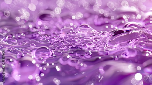 Texture Purple Scene, Purple Light Background, Liquid Fluide Refraction, Purple Sky, Chromatic Aberation Reflection