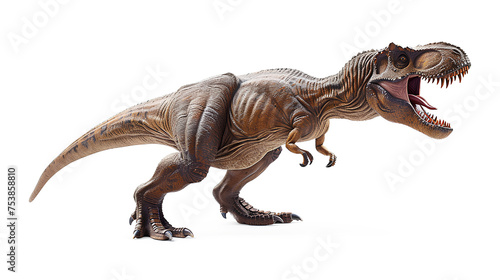  Tyrannosaurus T-rex dinosaur isolated on a transparent background