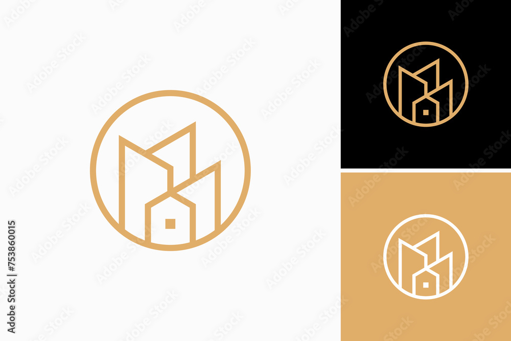 Real Estate Building Vector Logo Design Real Estate Building Vector Logo Design