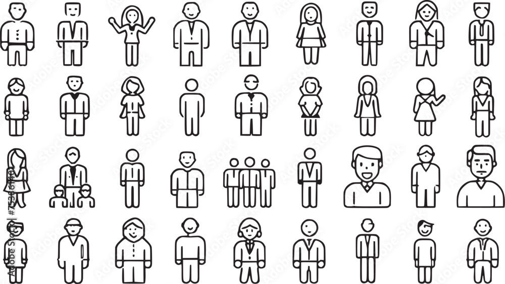 Man Perfect icon in various styles and others with editable vector collections. Man Perfect icon in various styles and others with editable vector collections.