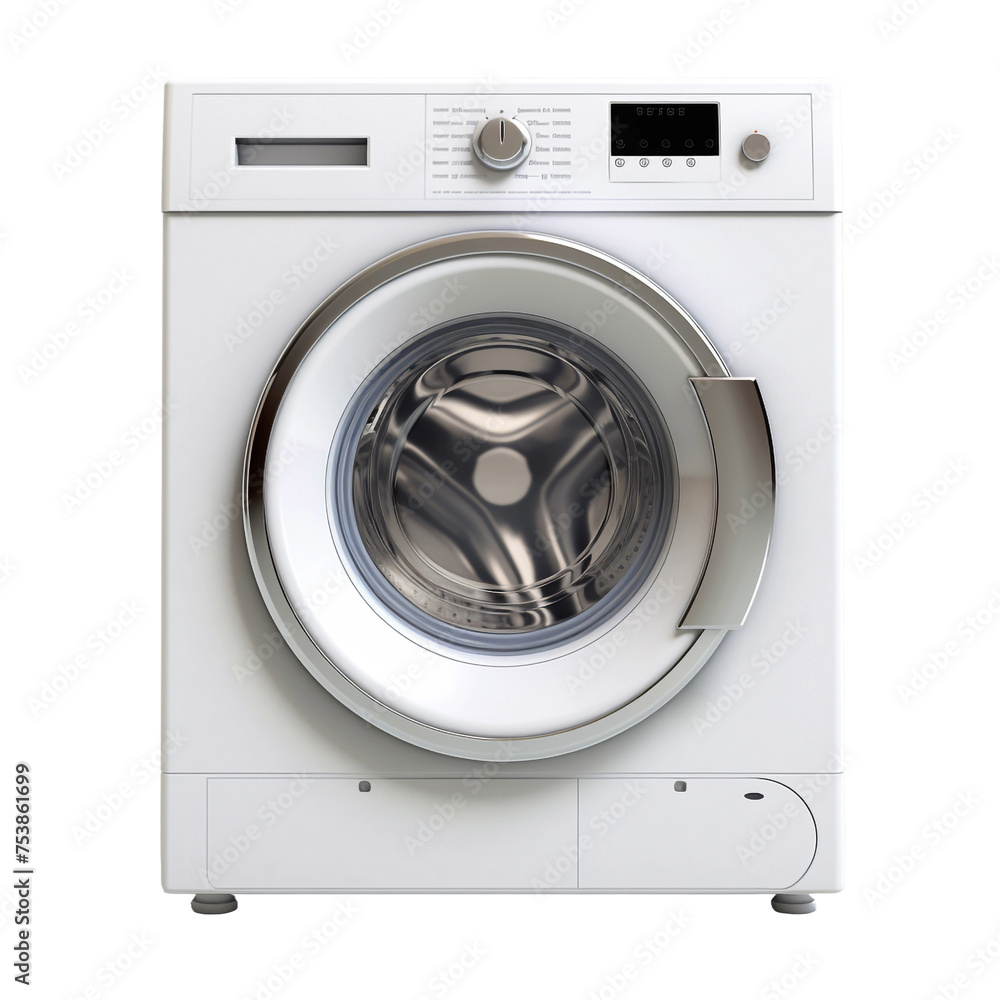 Washing machine isolated on transparent background Washing machine isolated on transparent background