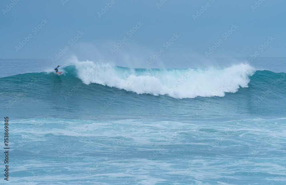 Storm surge with big waves. Santander Municipality. Cantabrian Sea. Cantabria. Spain. Europe Storm surge with big waves. Santander Municipality. Cantabrian Sea. Cantabria. Spain. Europe