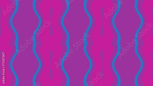 Bright colorful background with abstract pattern from vertical moving and iridescent wavy stripes