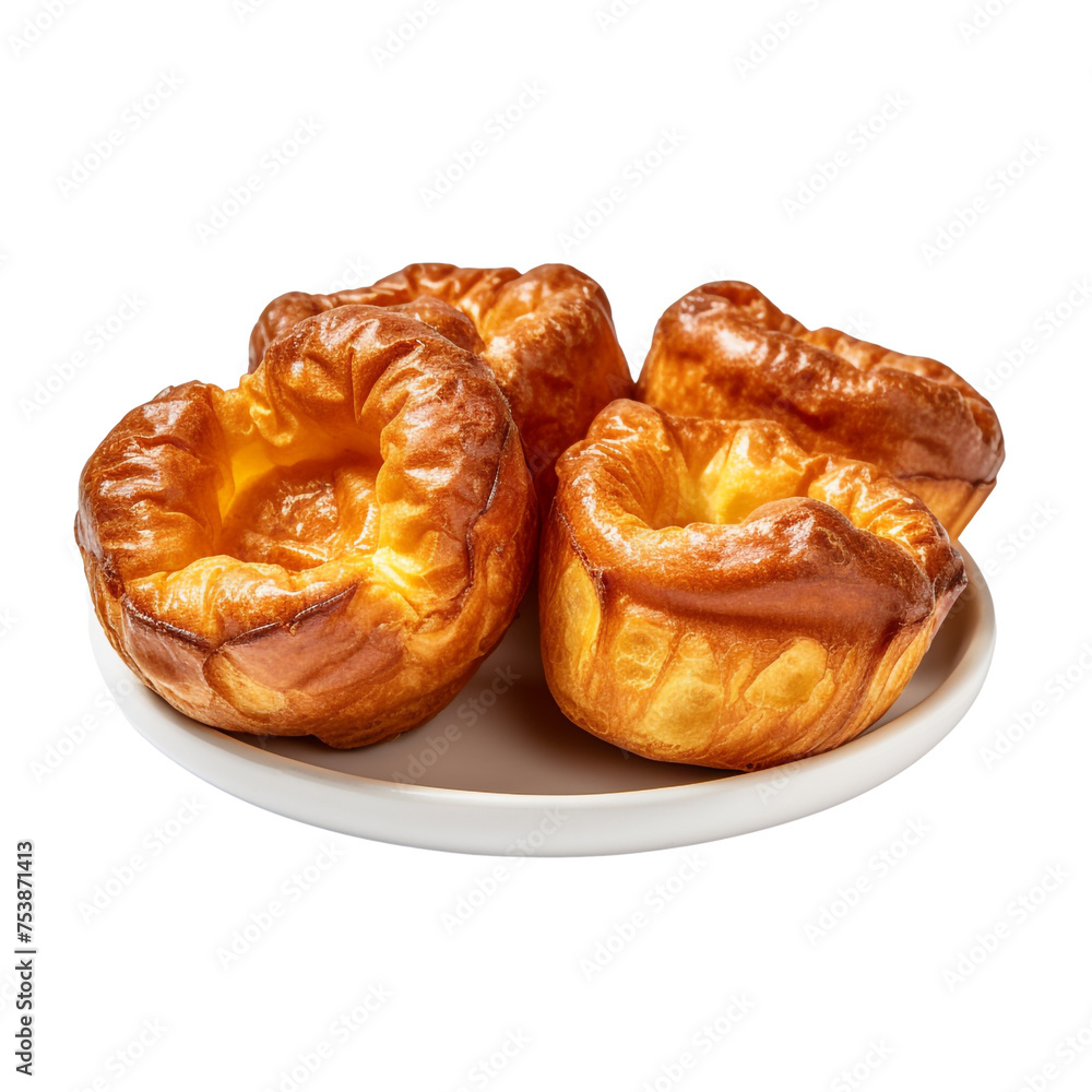 Yorkshire pudding isolated on transparent background Yorkshire pudding isolated on transparent background