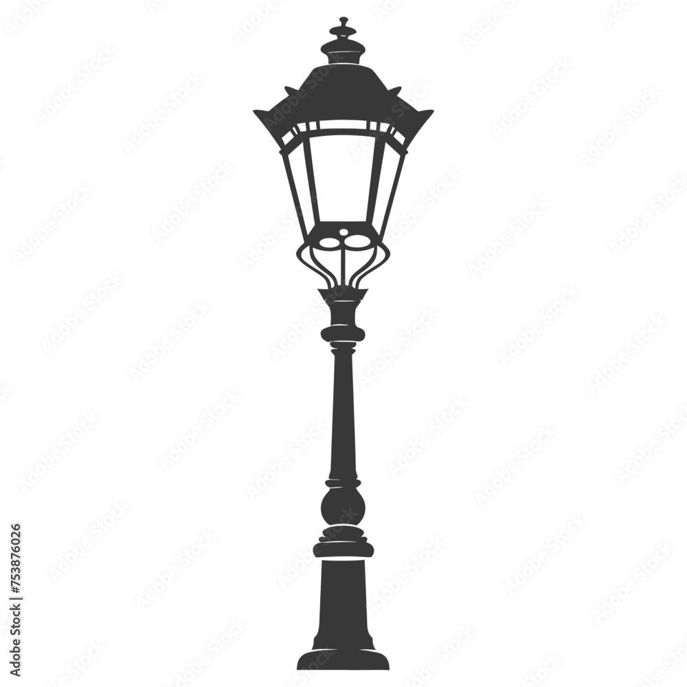 Silhouette Park lamp black color only