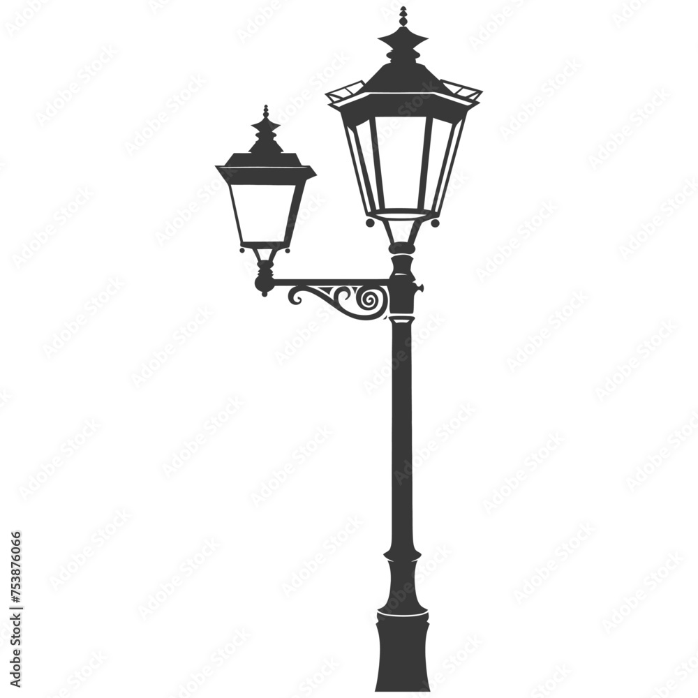 Silhouette Park lamp black color only