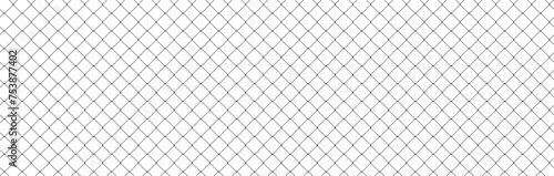 Monochrome seamless pattern featuring stylized soccer balls intertwined with nets © Vladimir Ivankin