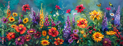 Floral Radiance: Summer's Bloom © Manuel
