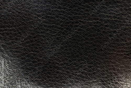 parts and details of clothing made of black leather