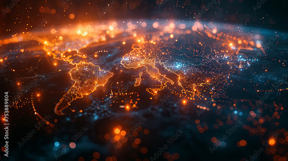 Fototapeta premium world map