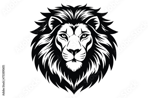 Lion Head Vector Illustration Design