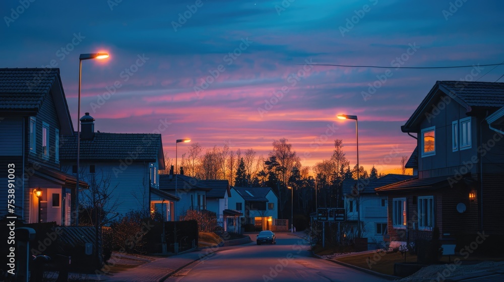 Fototapeta premium AI powered energy usage optimization for households