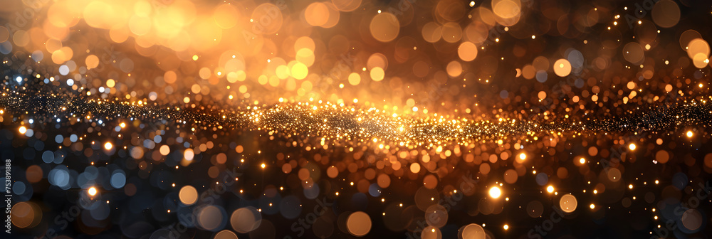 Abstract Golden Background with Bokeh Effect,
Abstract yellow golden glowing energy waves from particles