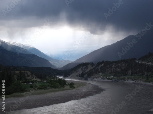 Fraser and Thompson rivers - Lytton - British Columbia - Canada