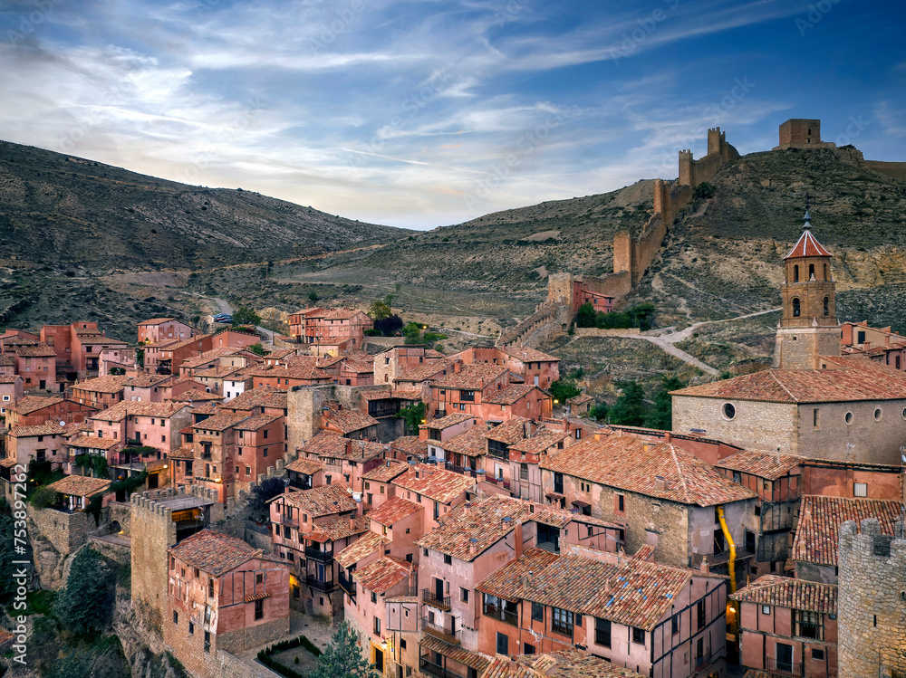 Views of Albarracin, Teruel, Spain.