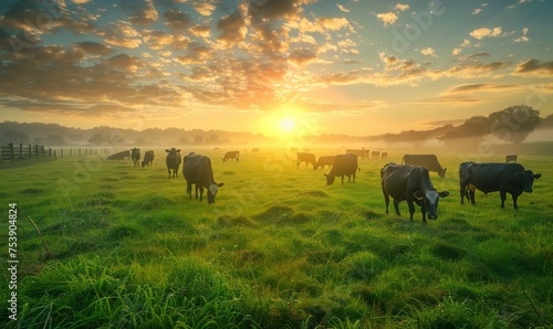 Natural resources in rural landscapes with a photograph of a dairy farm nestled in a lush valley surrounded by verdant meadows