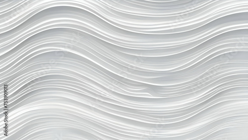 White color abstract wavy background