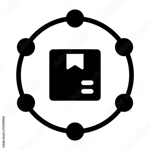 Supply Chain production icon