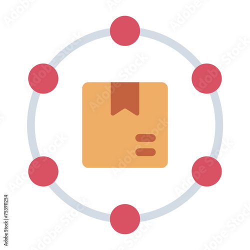 Supply Chain production icon