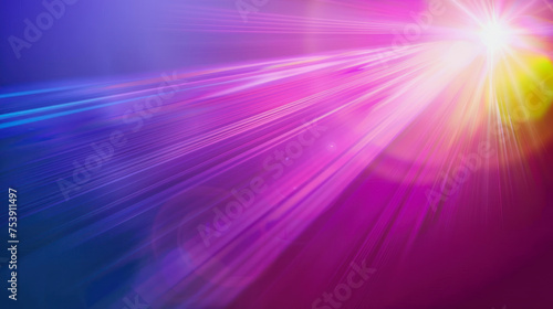 illustration of a purple blue colored sun ray background