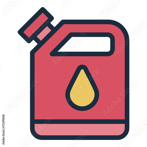 Jerrycan oil and gasoline icon