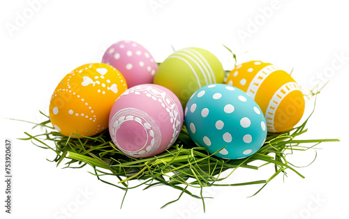 Adorable Easter Egg Hunt Game Board for Family Fun Isolated on Transparent Background PNG.